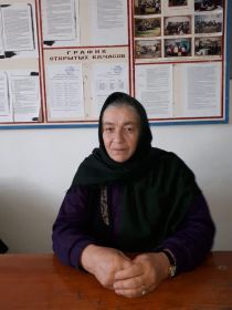 Абдуллаева Сайгибат Рабадановна.